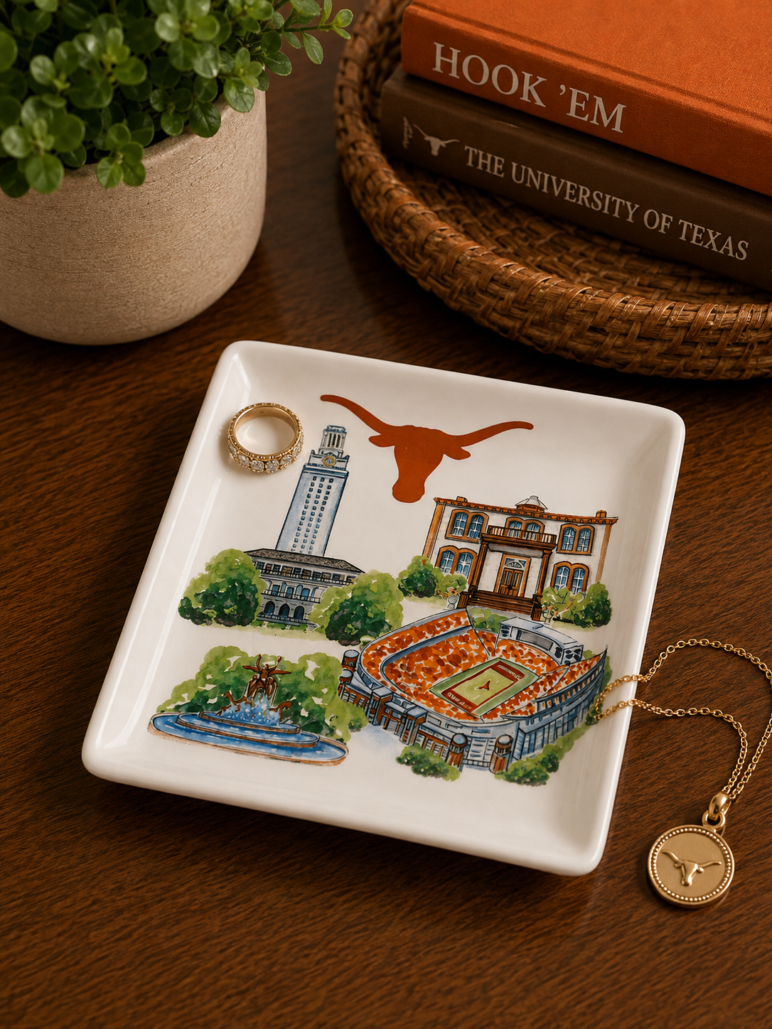 Texas Landmark Trinet Tray