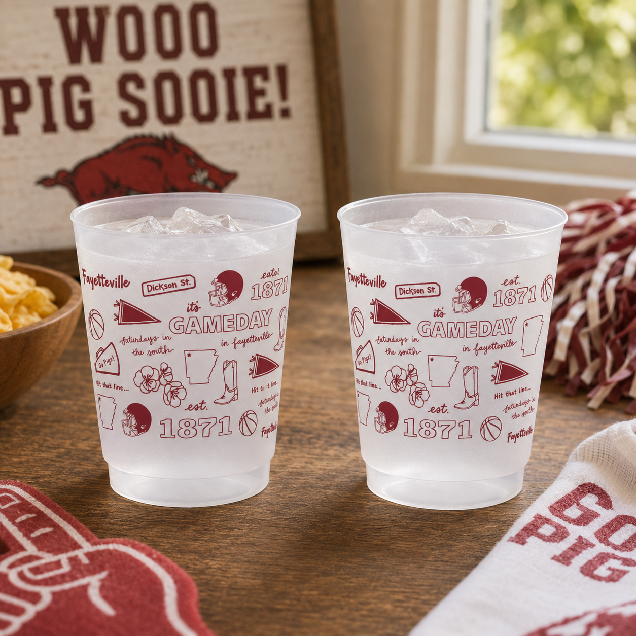 Arkansas Shatterproof Cups