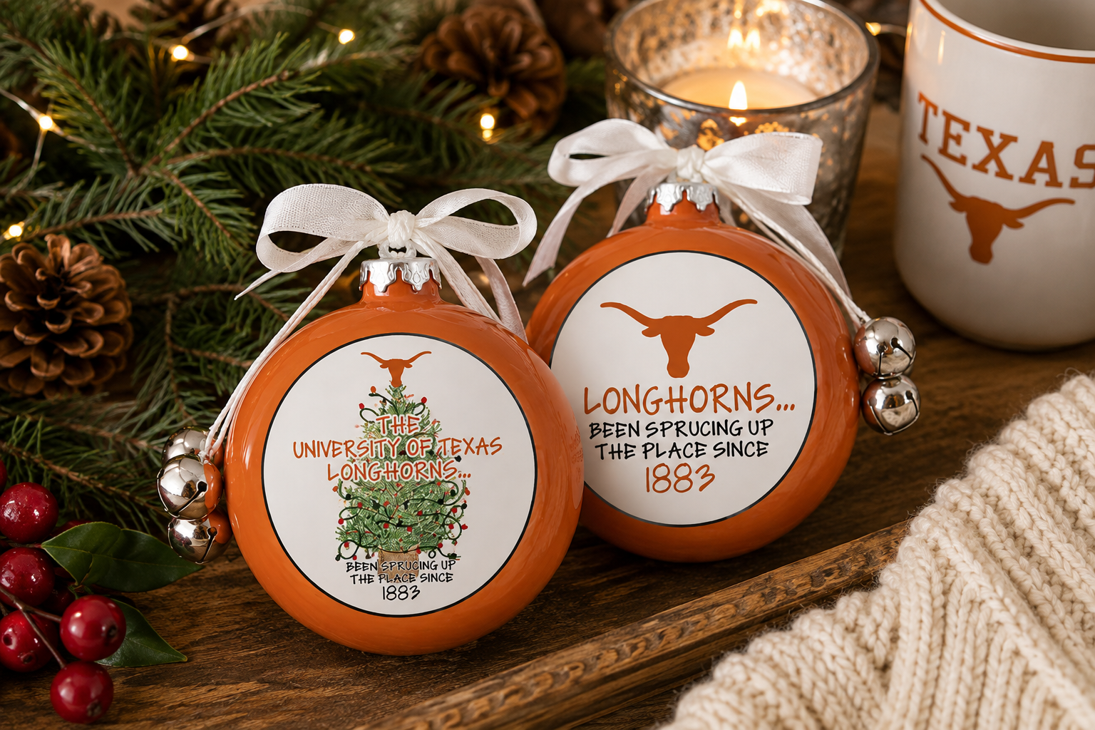 Texas Game Day Ornament