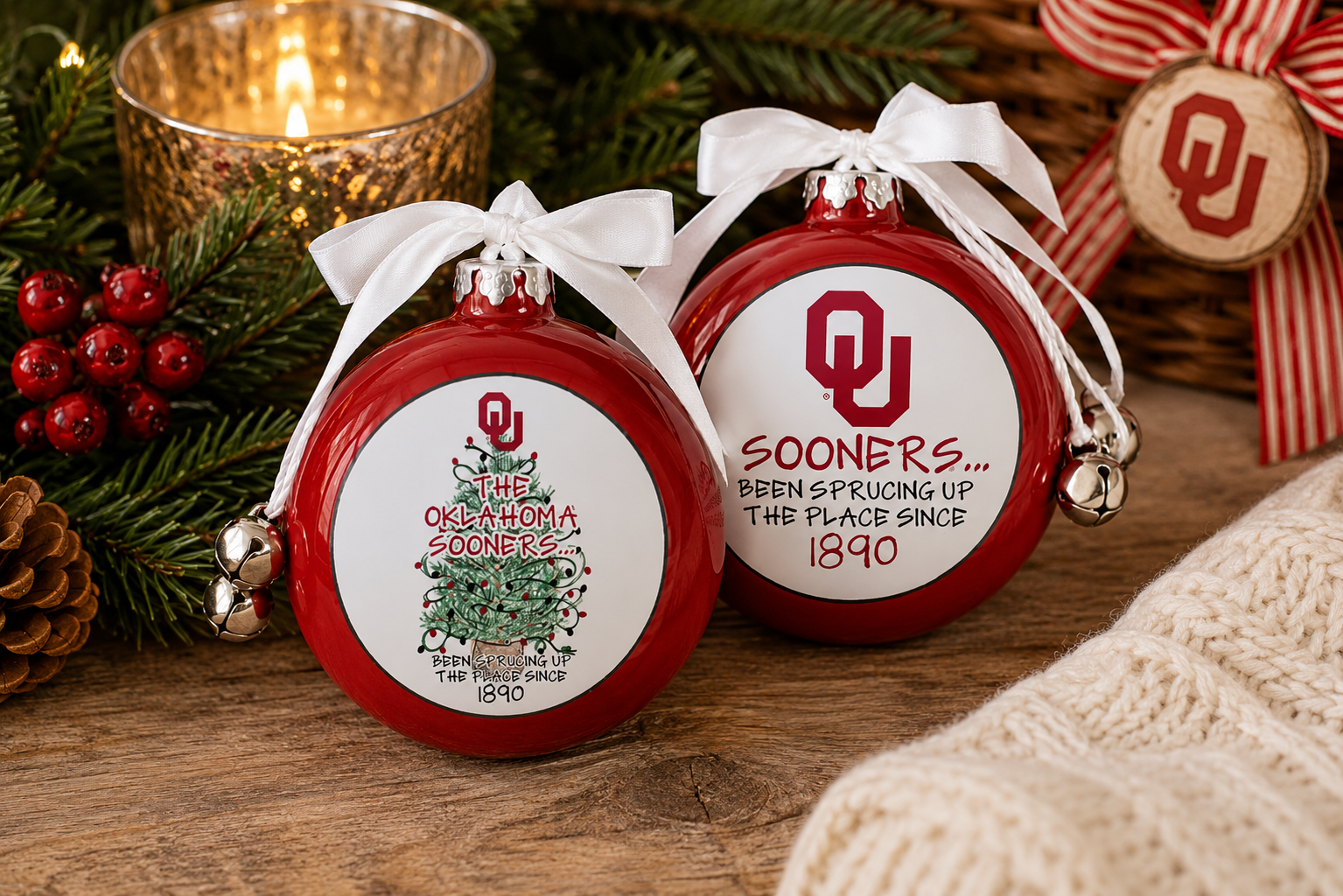 Oklahoma Game Day Ornament
