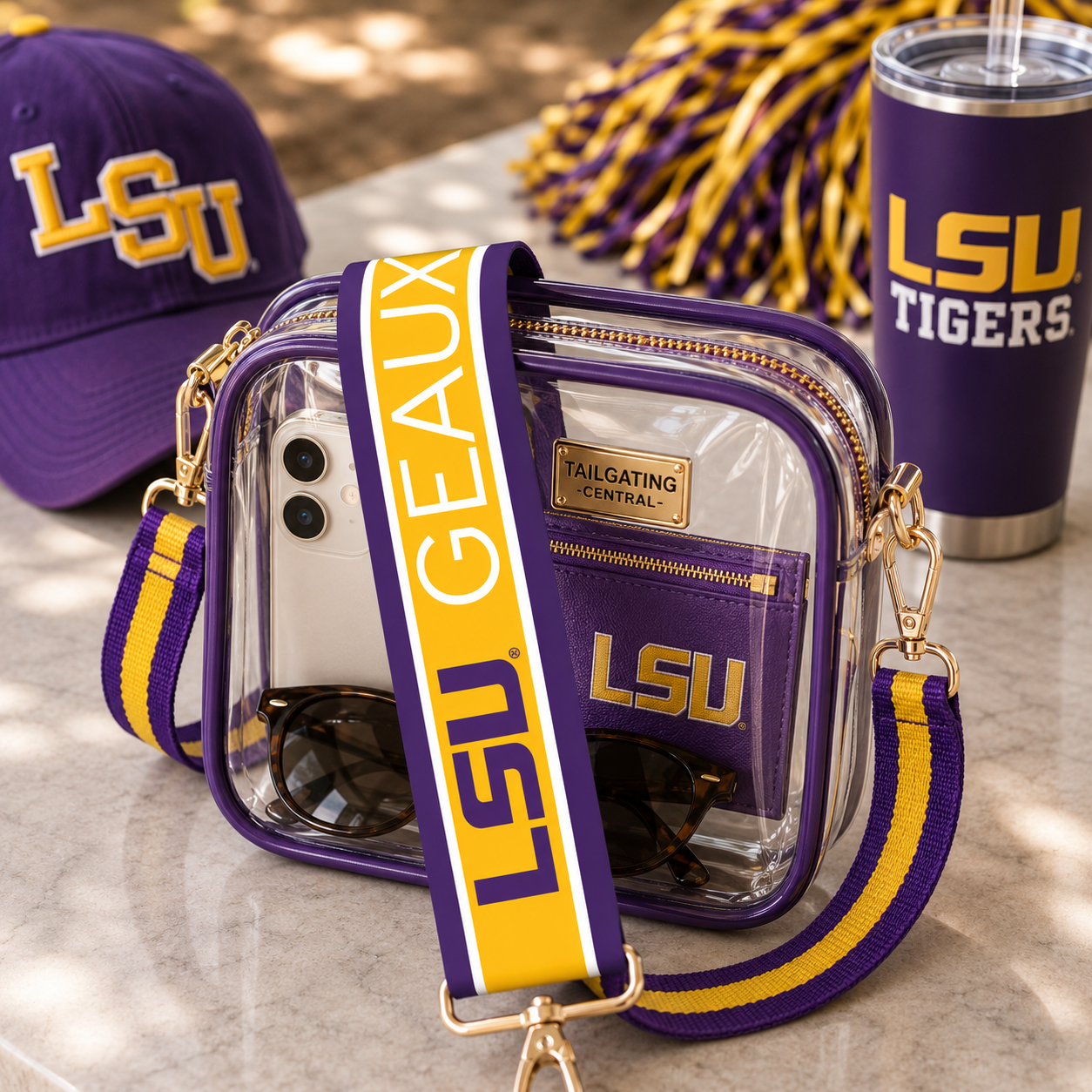 LSU Bridget Purse Strap