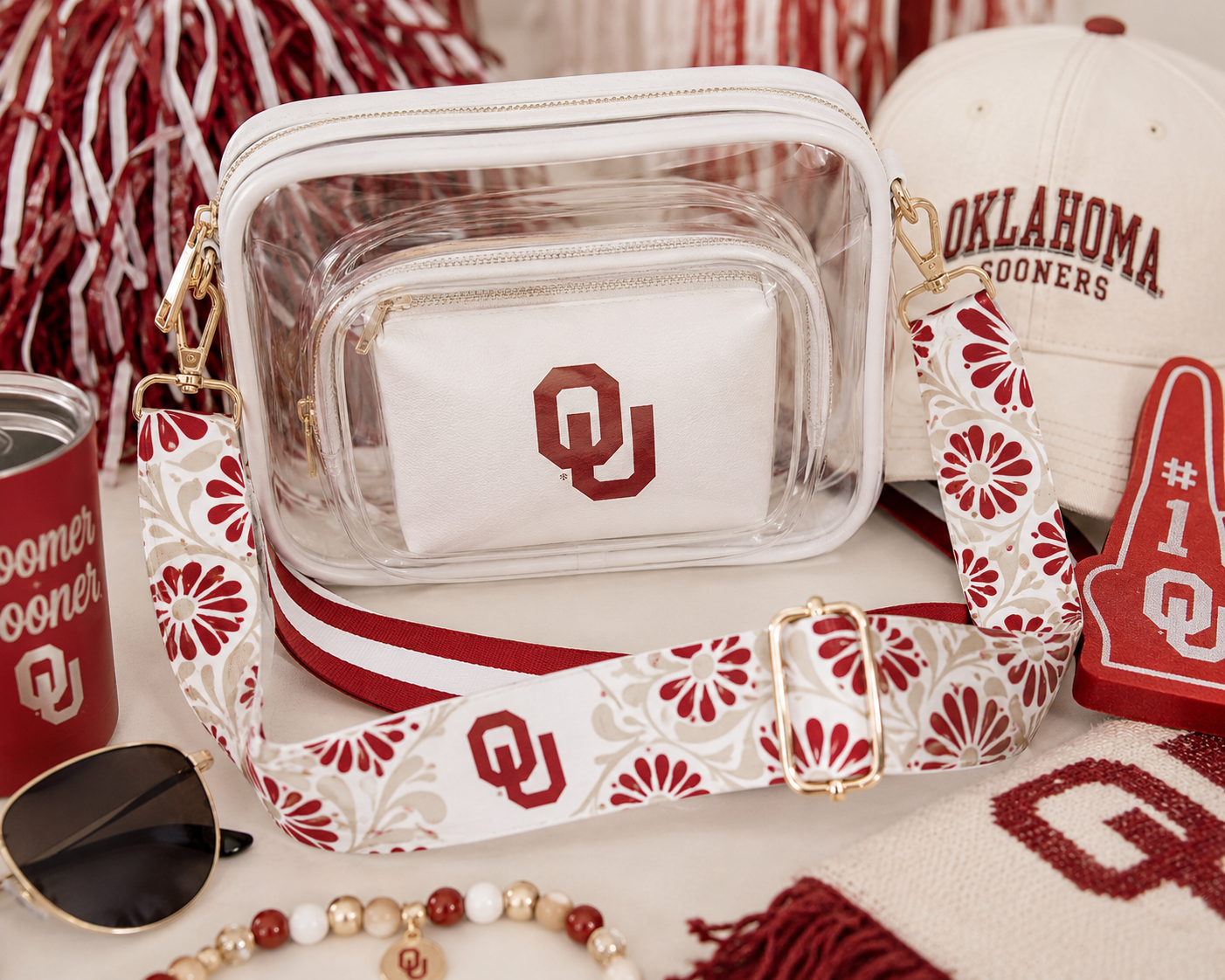 Oklahoma Floral Purse Strap