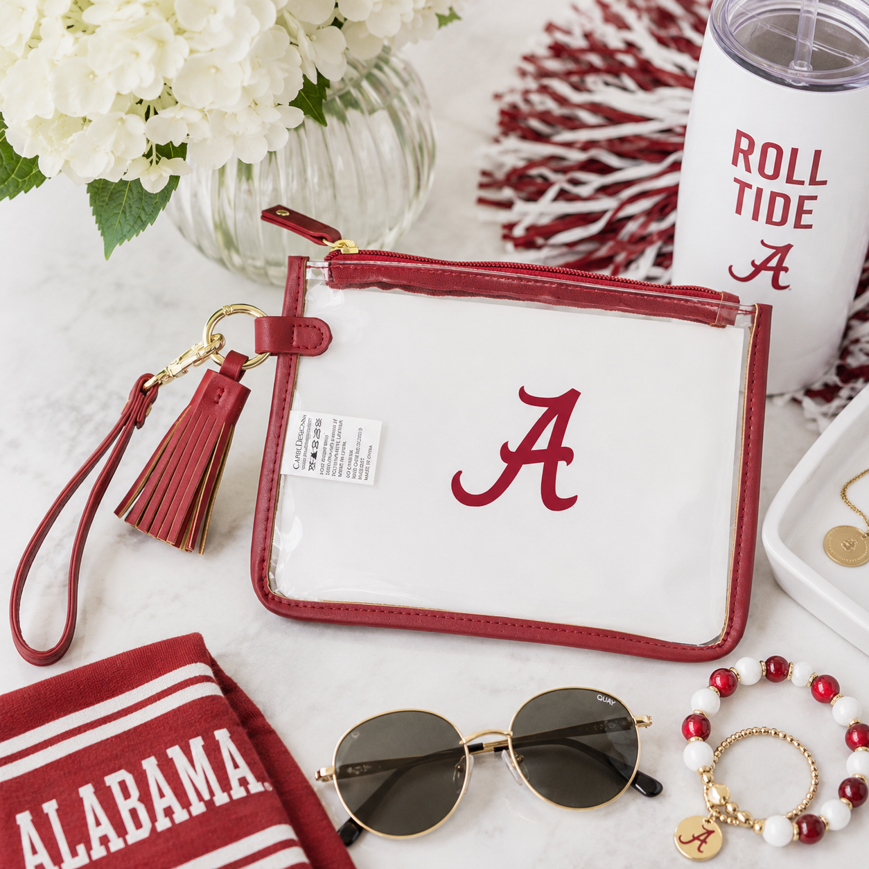 Alabama Classic Logo Wristlet