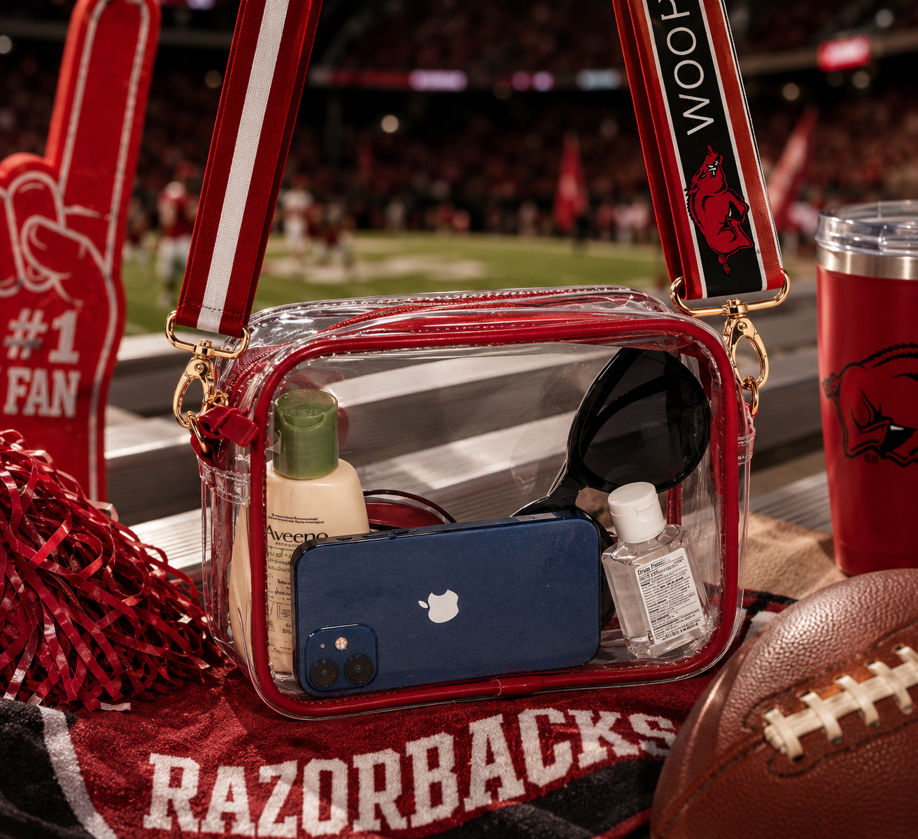 Arkansas Clear Purse