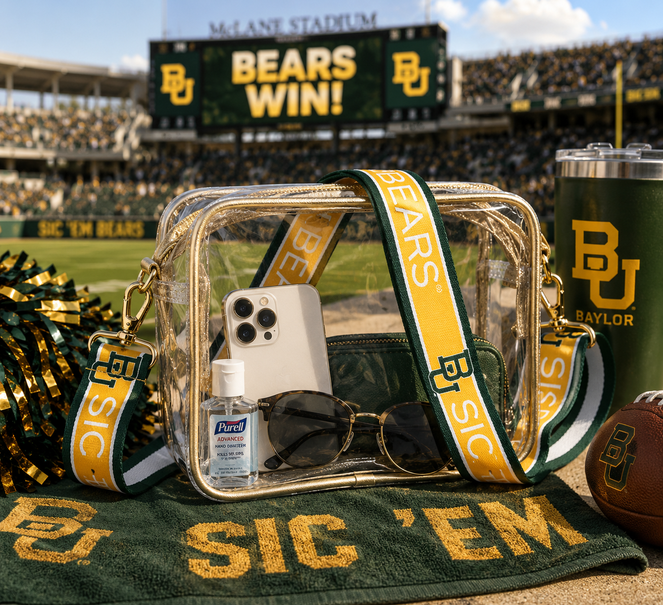 Baylor Clear Purse