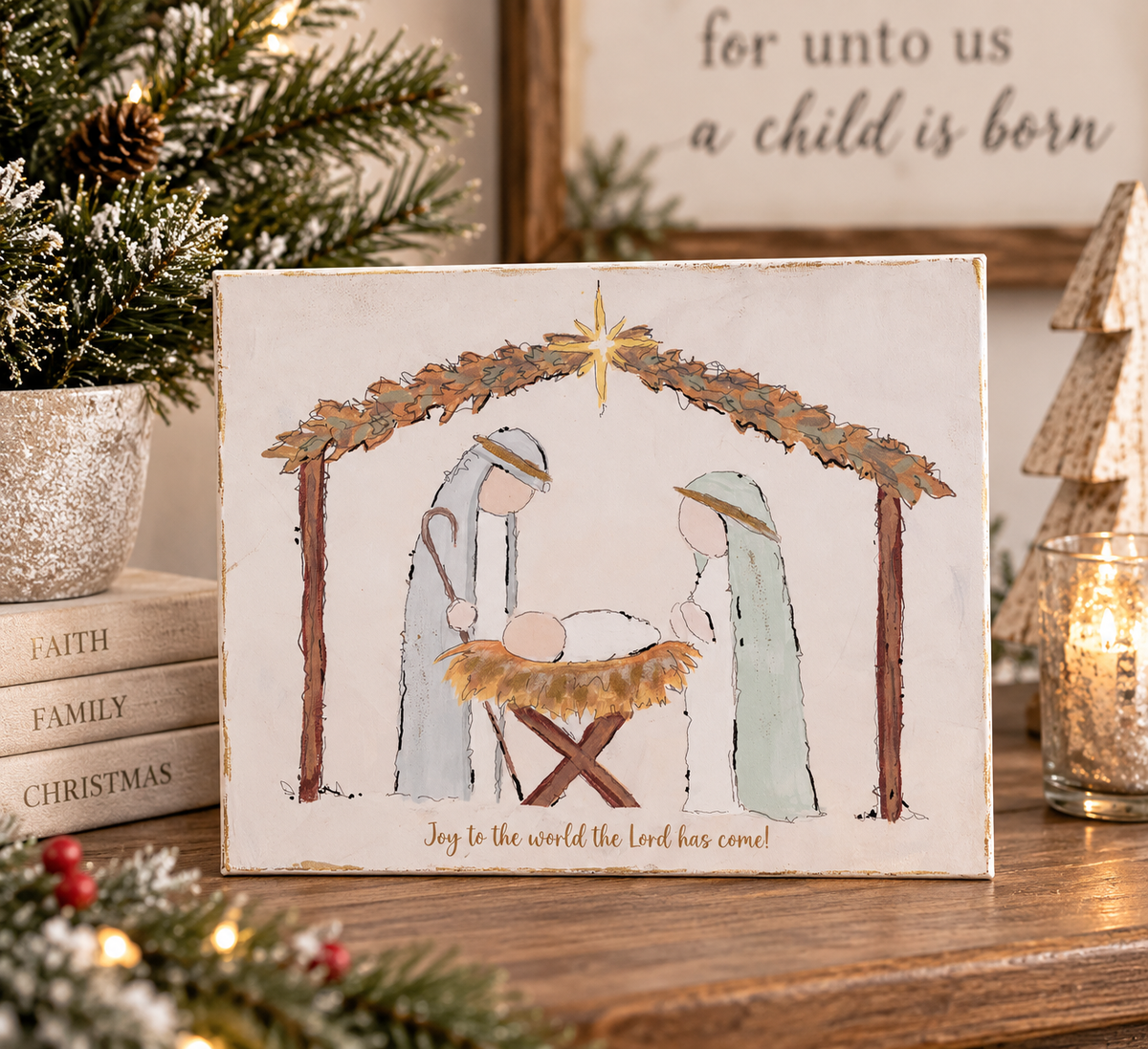 Joy To The World Canvas