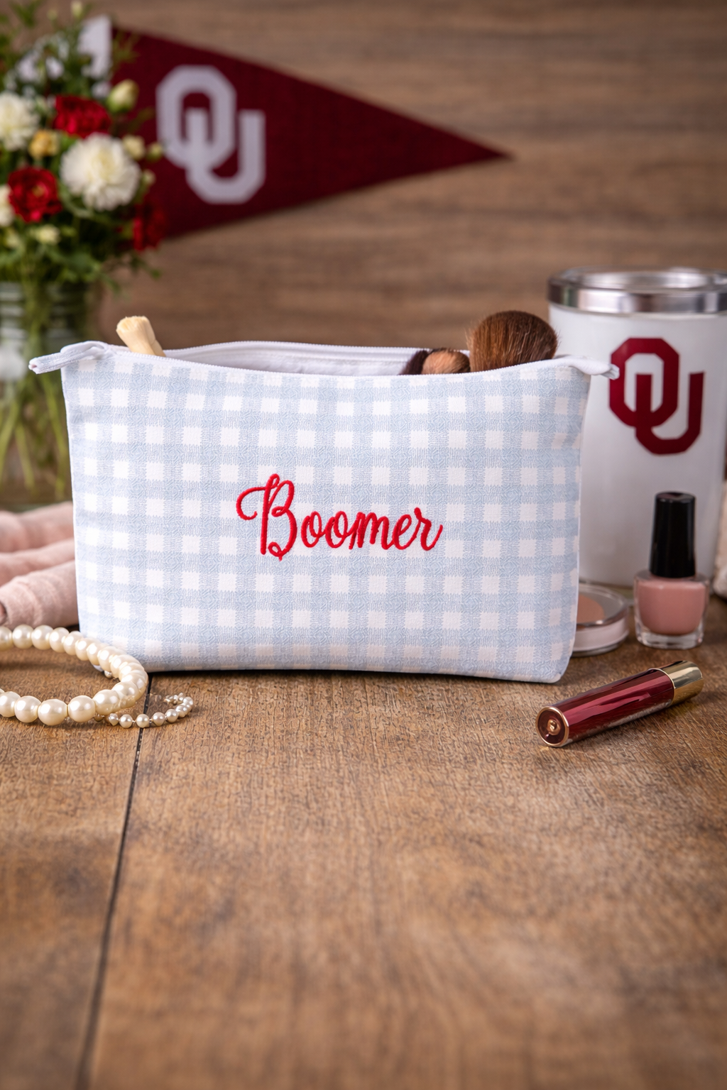 Oklahoma Zipper Pouch