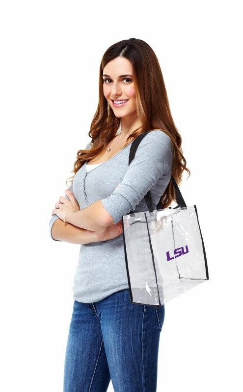 LSU Clear Stadium Tote Bag
