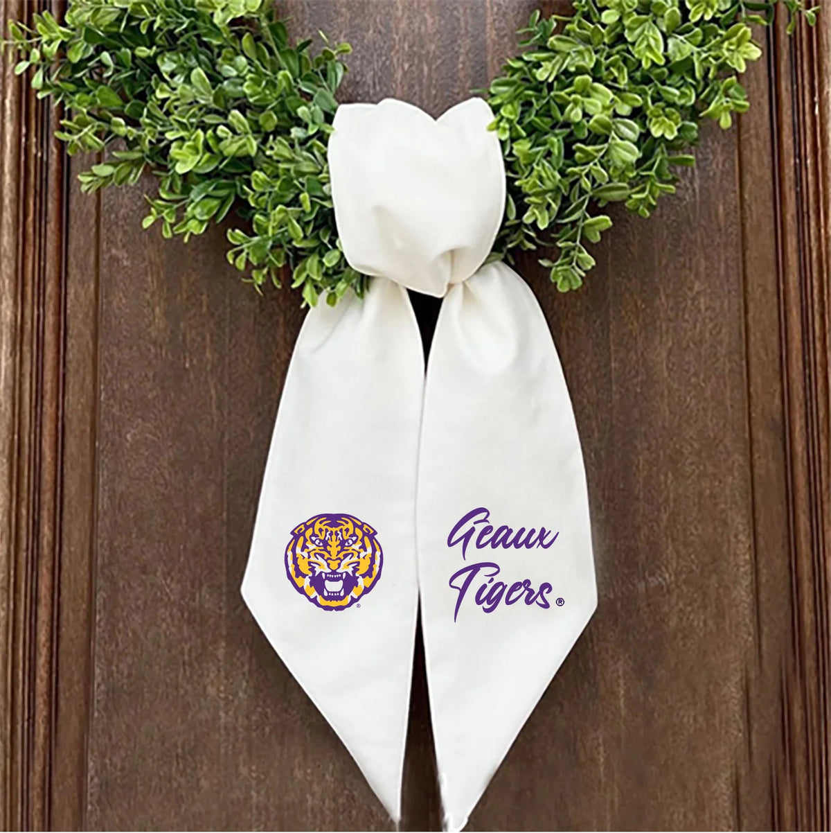 LSU Wreath Sash