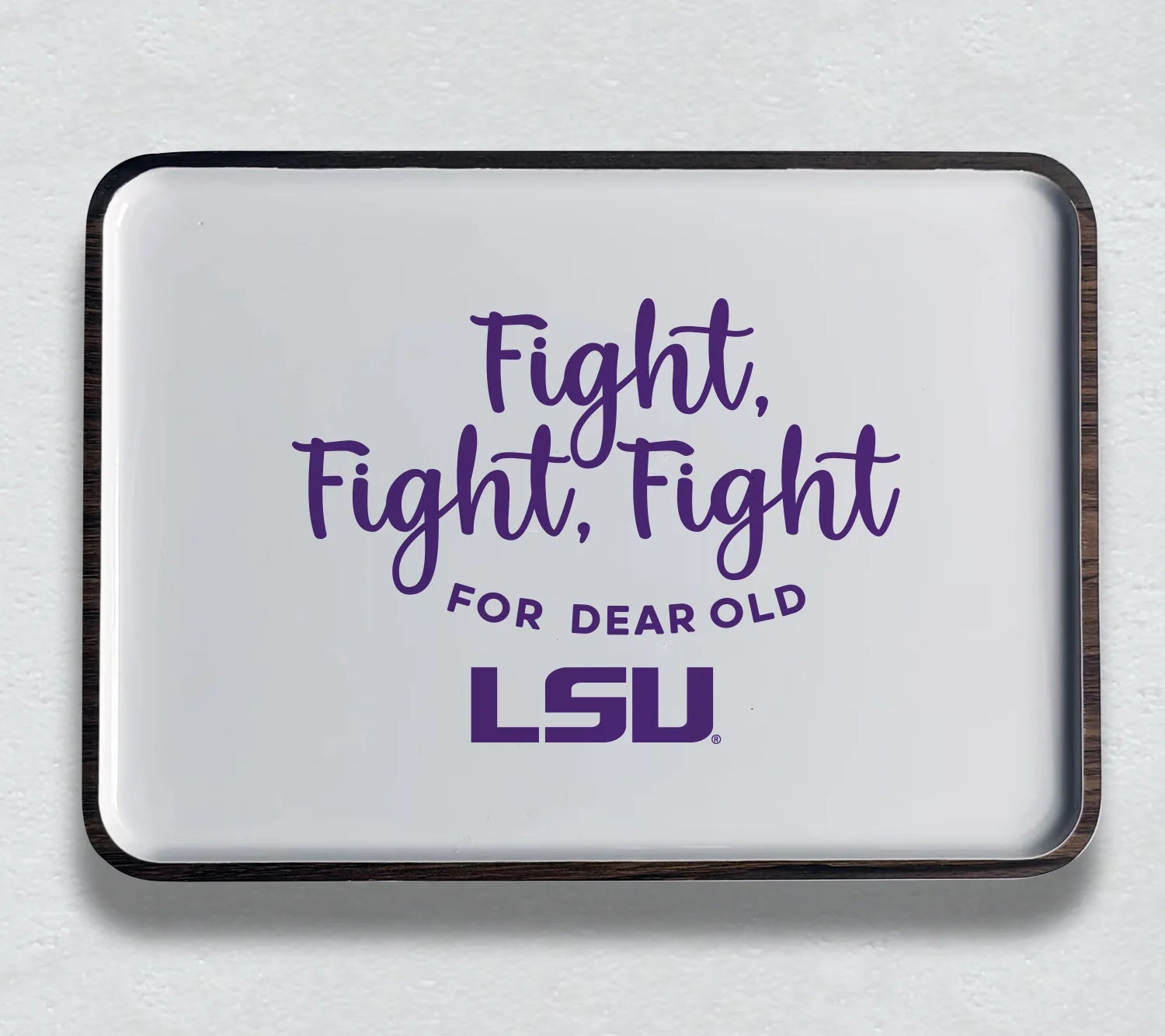 LSU Sprit Mango Wood Tray
