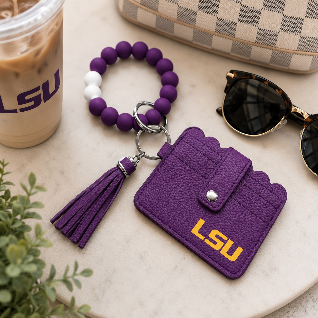 LSU Bracelet Wallet
