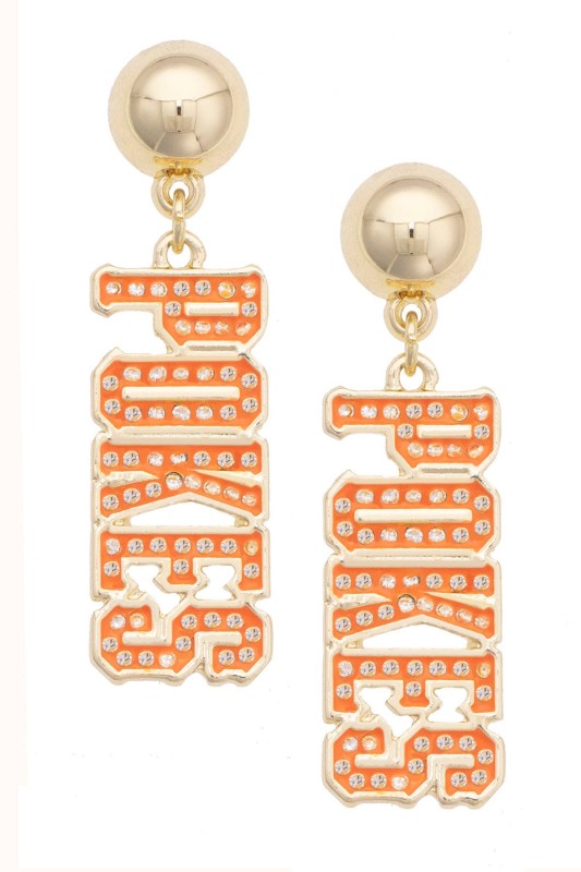 OSU Pave Earrings