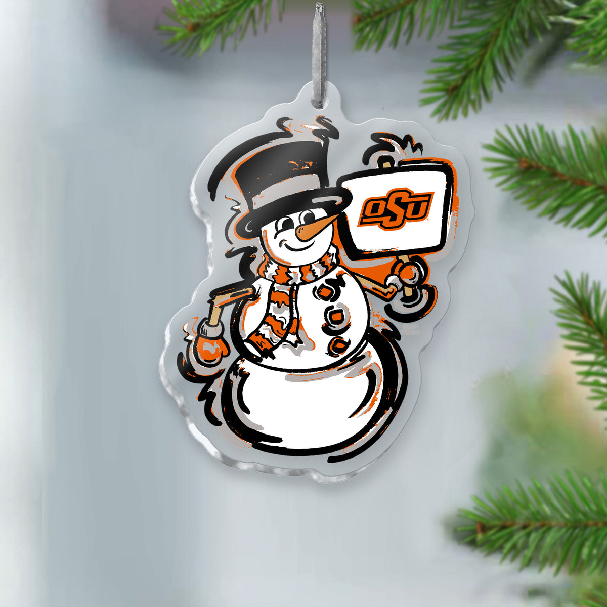 OSU Snowman Ornament