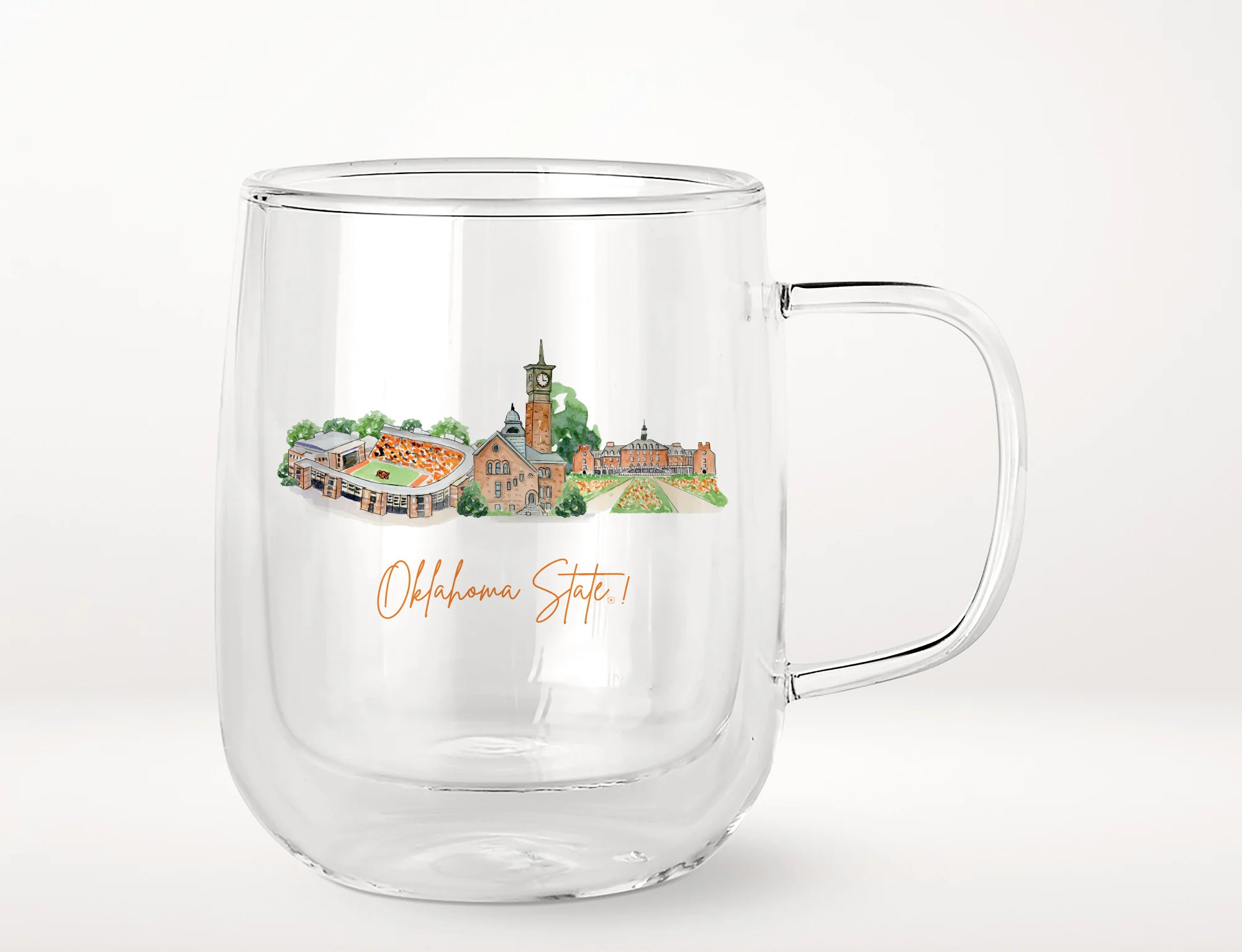 OSU Landmark Glass Mug