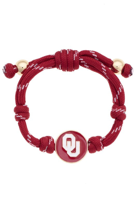 OU Logo Twist Bracelet
