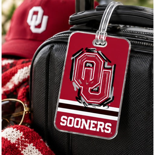 Oklahoma Mascot Luggage Tag