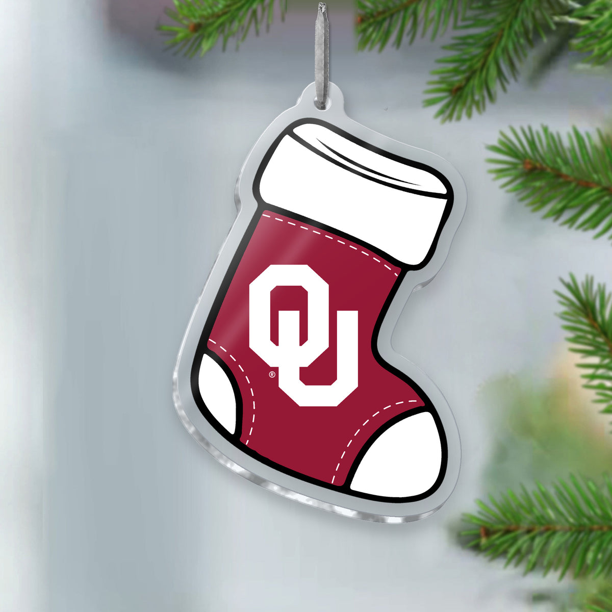 OU Stocking Ornament
