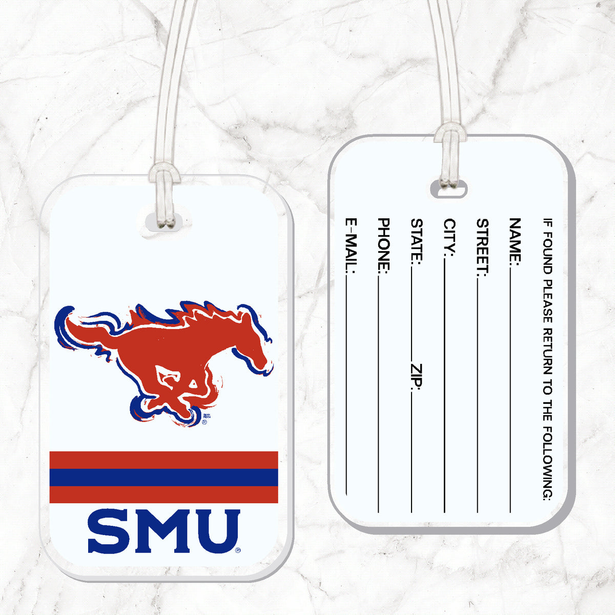 SMU Mascot Luggage Tag