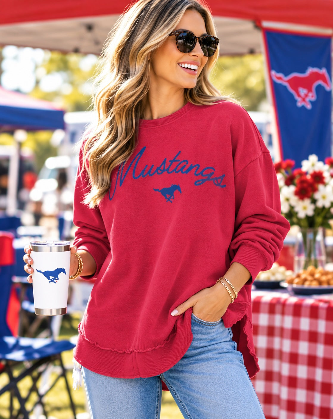 SMU  Faye Vintage Pullover