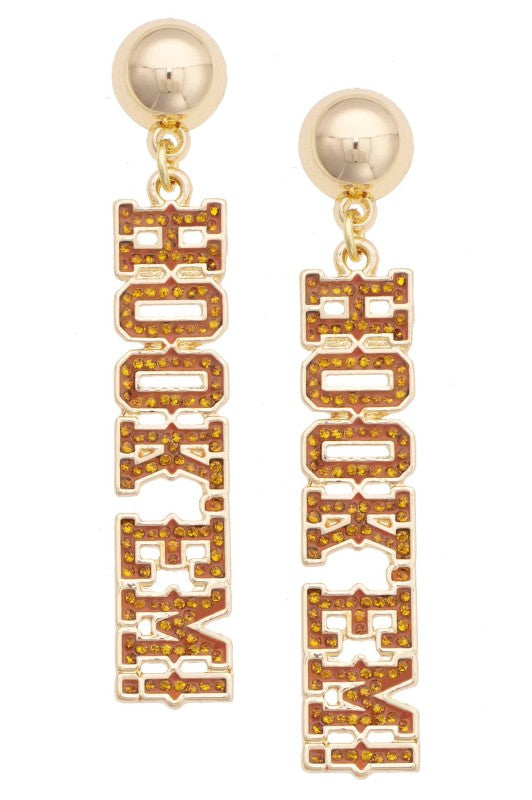 Texas Pave Earrings