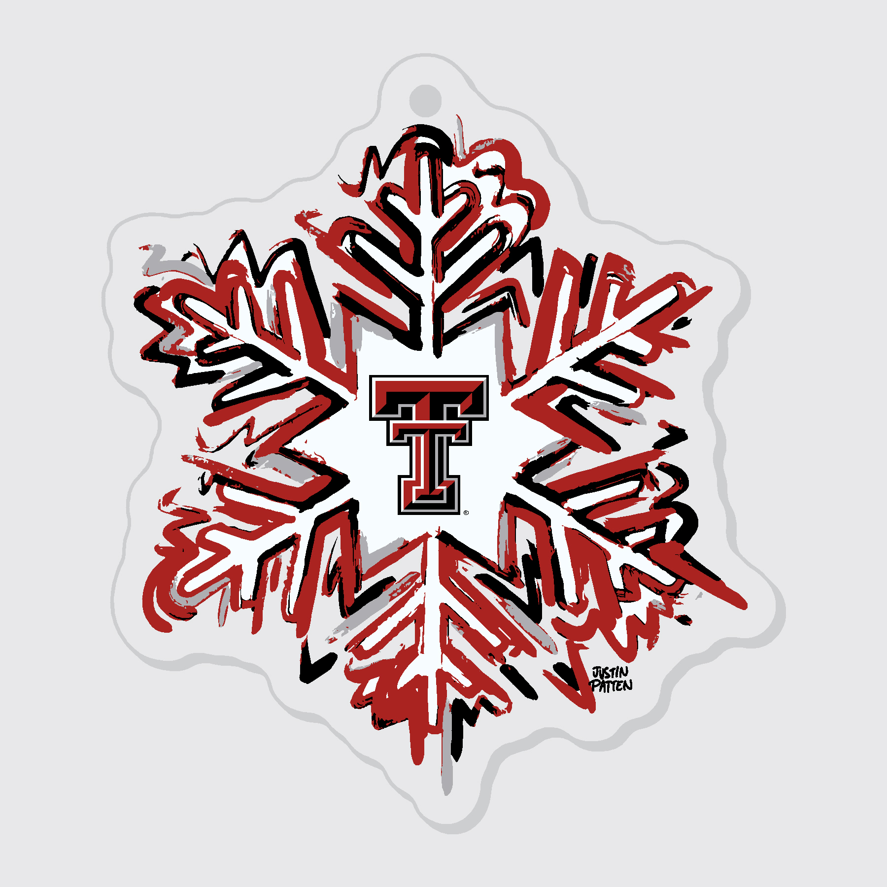 Texas Tech Snowflake Ornament
