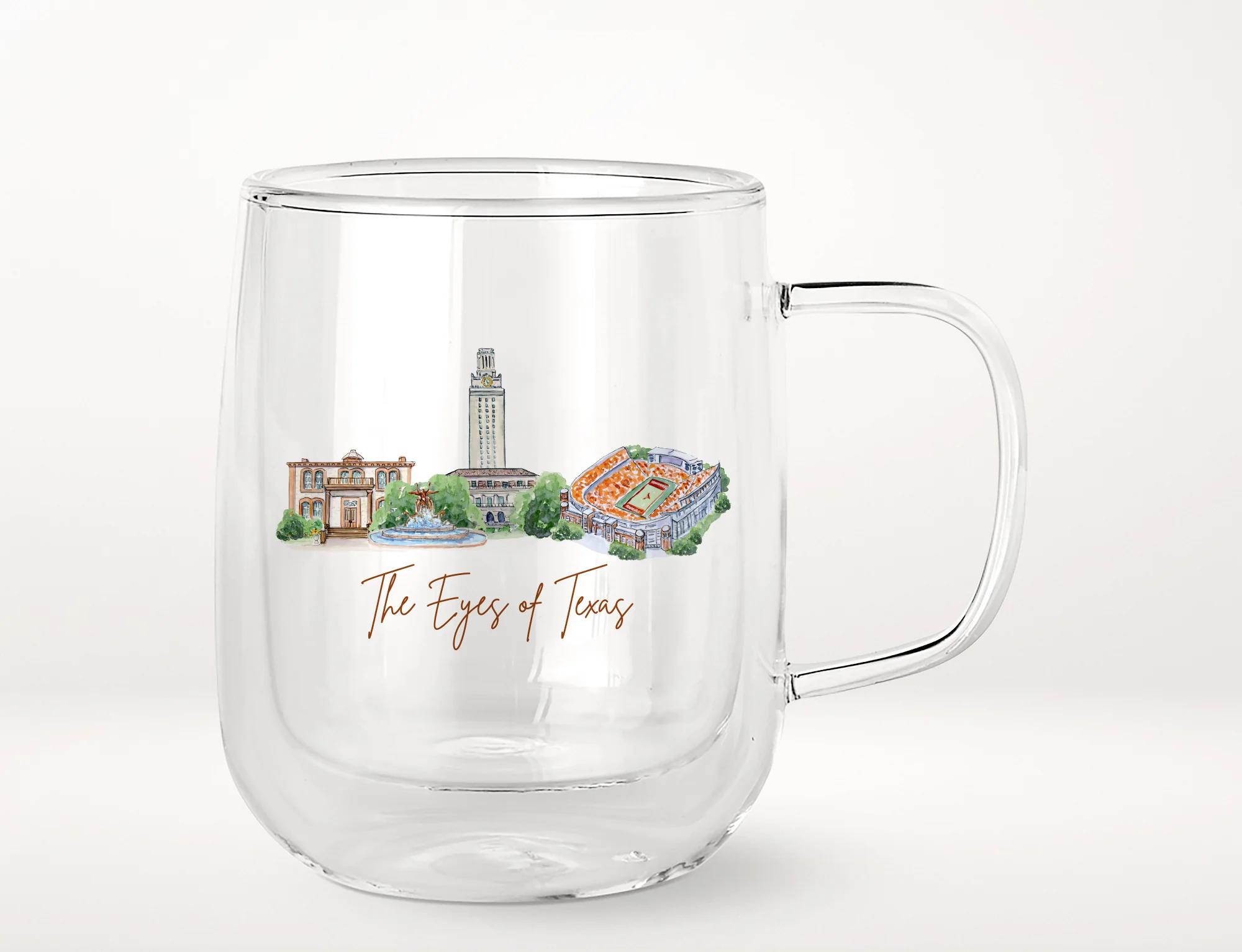 Texas  Landmark Glass Mug