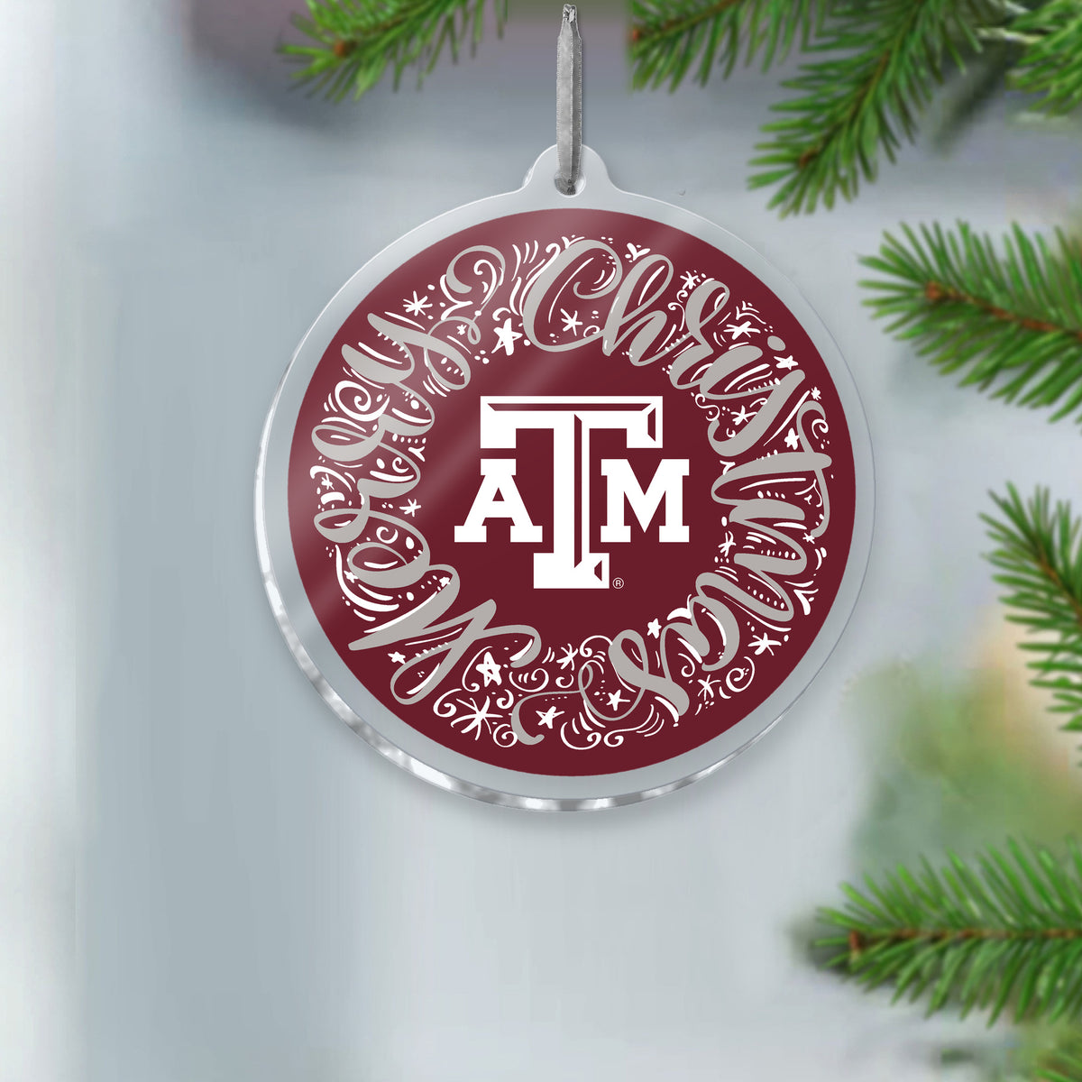 Texas A&M Merry Christmas Ornament