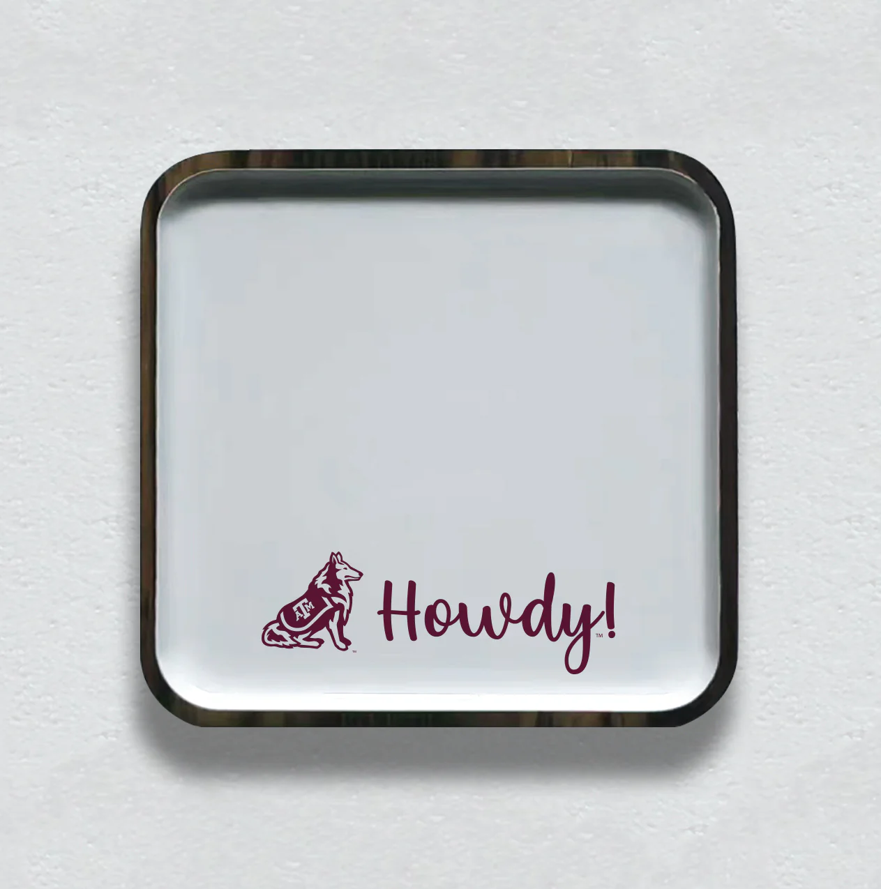 Texas A&M Mango Wood Tray