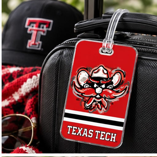 Texas Tech Mascot Luggage Tag