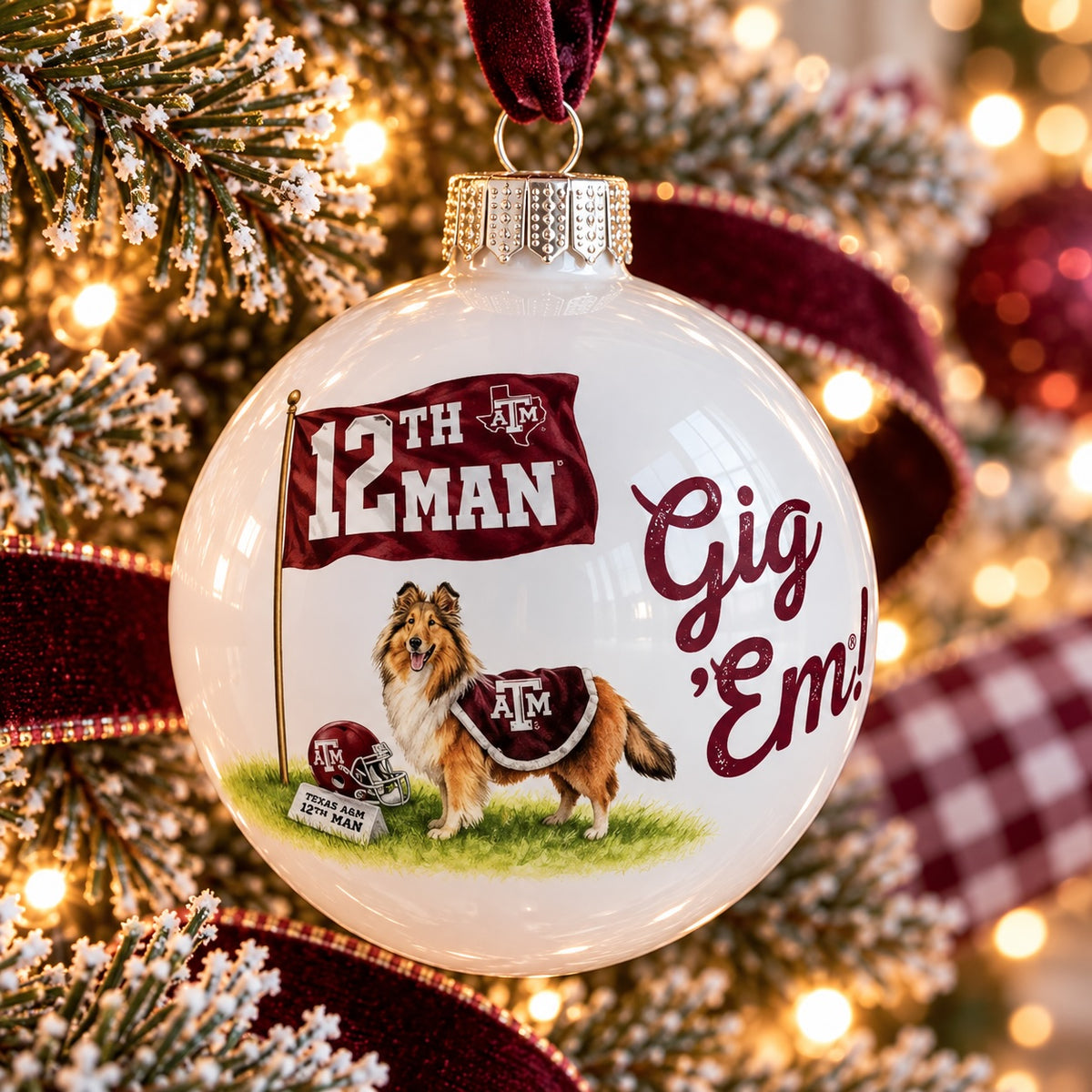 Texas A&M Spirit Ornament