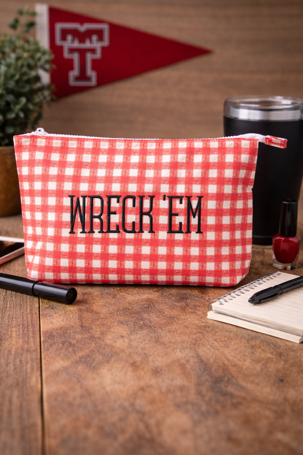 Texas Tech Zipper Pouch