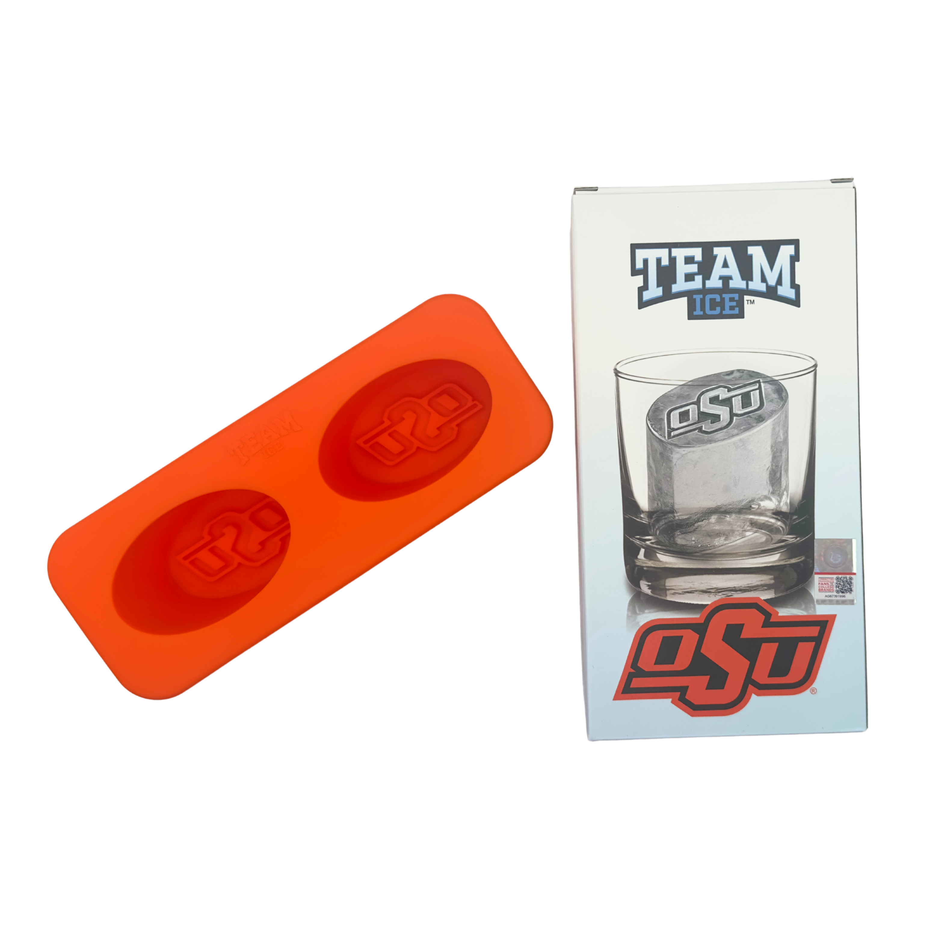 Large Oklahoma State Ice Molds