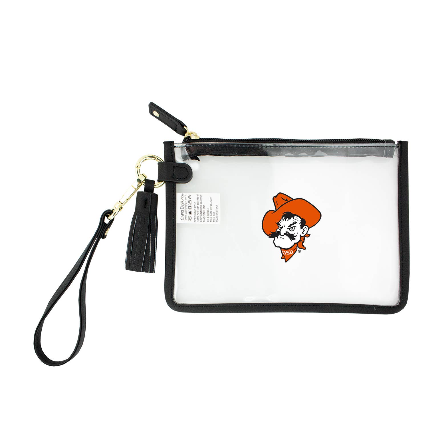 Oklahoma State Classic Logo Wristlet
