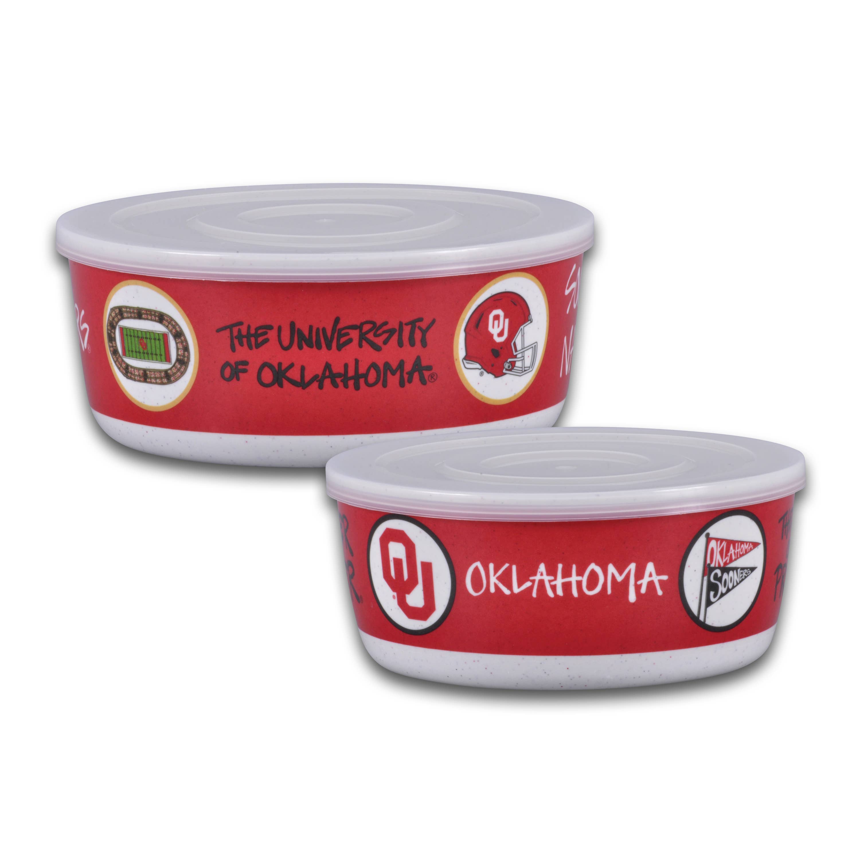 OU Melamine 2 Container Set